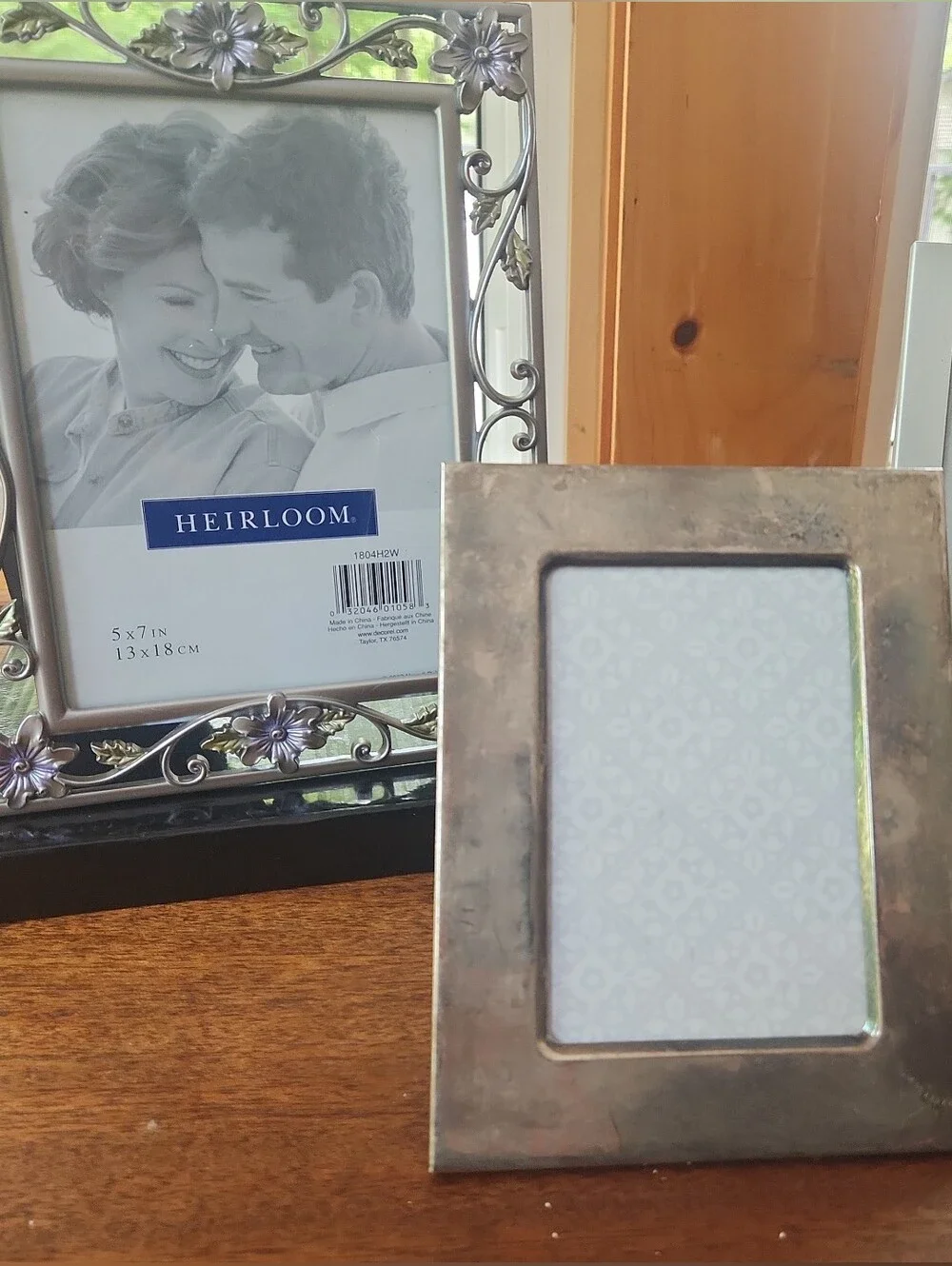 Decorative Floral Silver Photo Frame +4  OtherSilverPlated Frames
